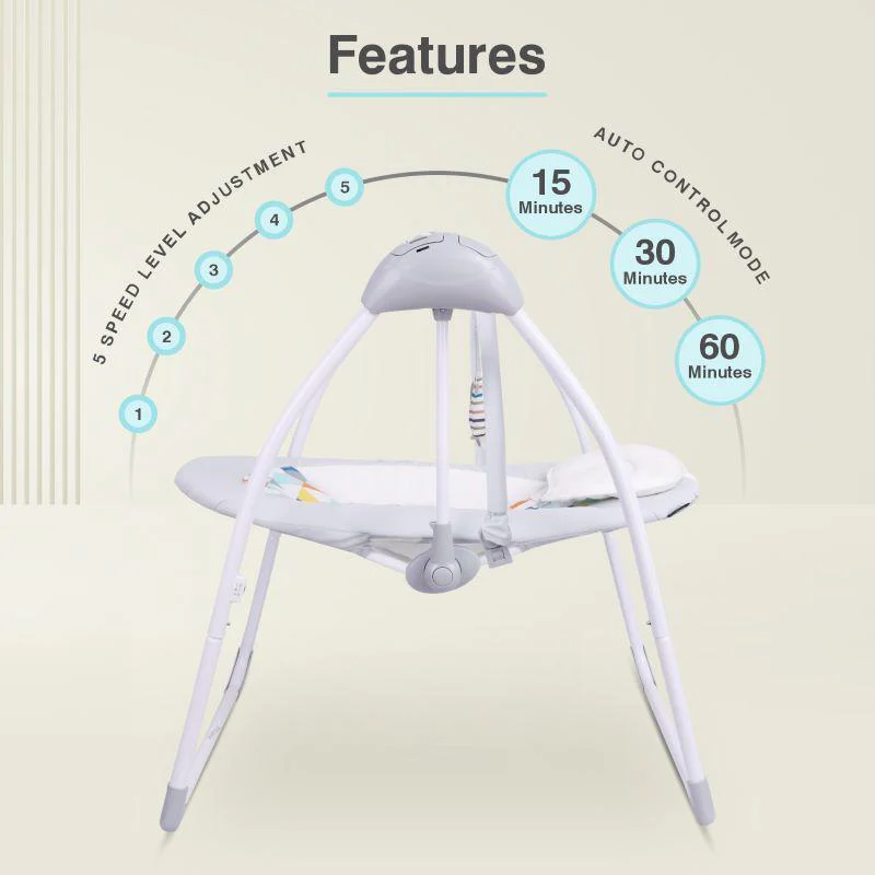 Snicker Automatic Baby Swing - Image 9