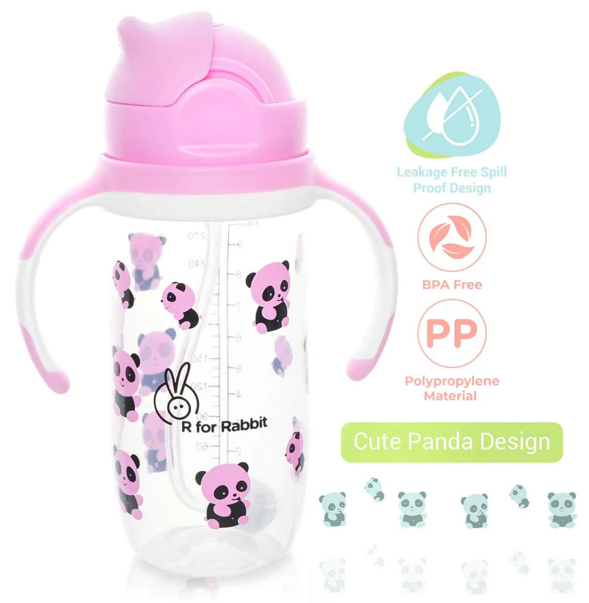 Bubble Baby Sipper Bottle 300ml BPA free Poly Propylene Material - Image 12