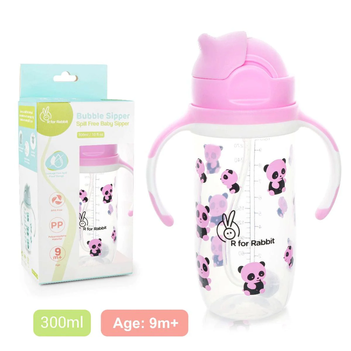 Bubble Baby Sipper Bottle 300ml BPA free Poly Propylene Material - Image 14