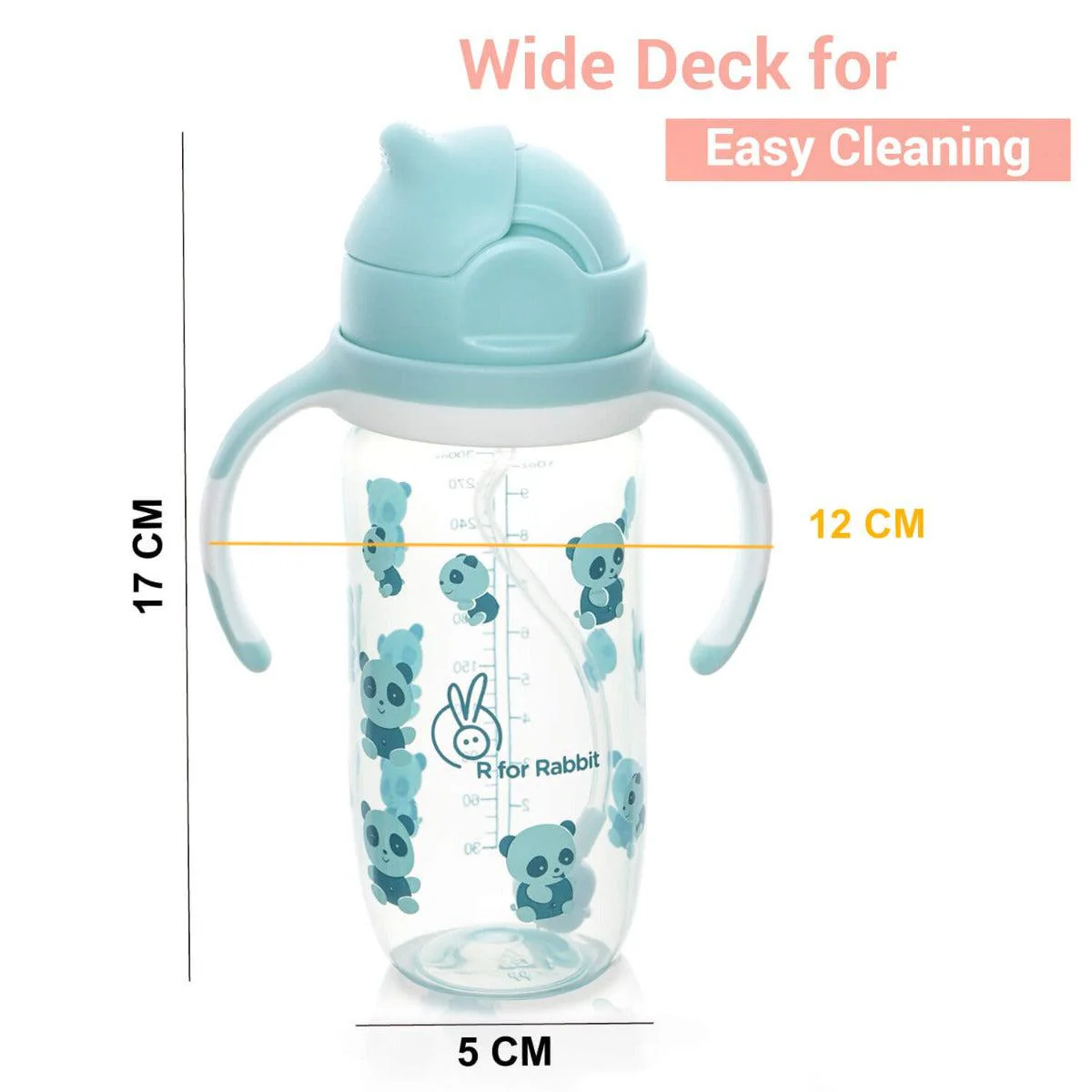 Bubble Baby Sipper Bottle 300ml BPA free Poly Propylene Material - Image 6