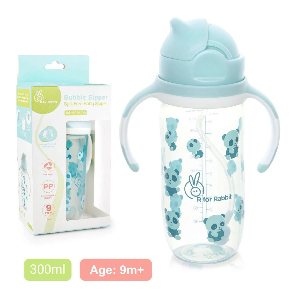 Bubble Baby Sipper Bottle 300ml BPA free Poly Propylene Material - Image 7