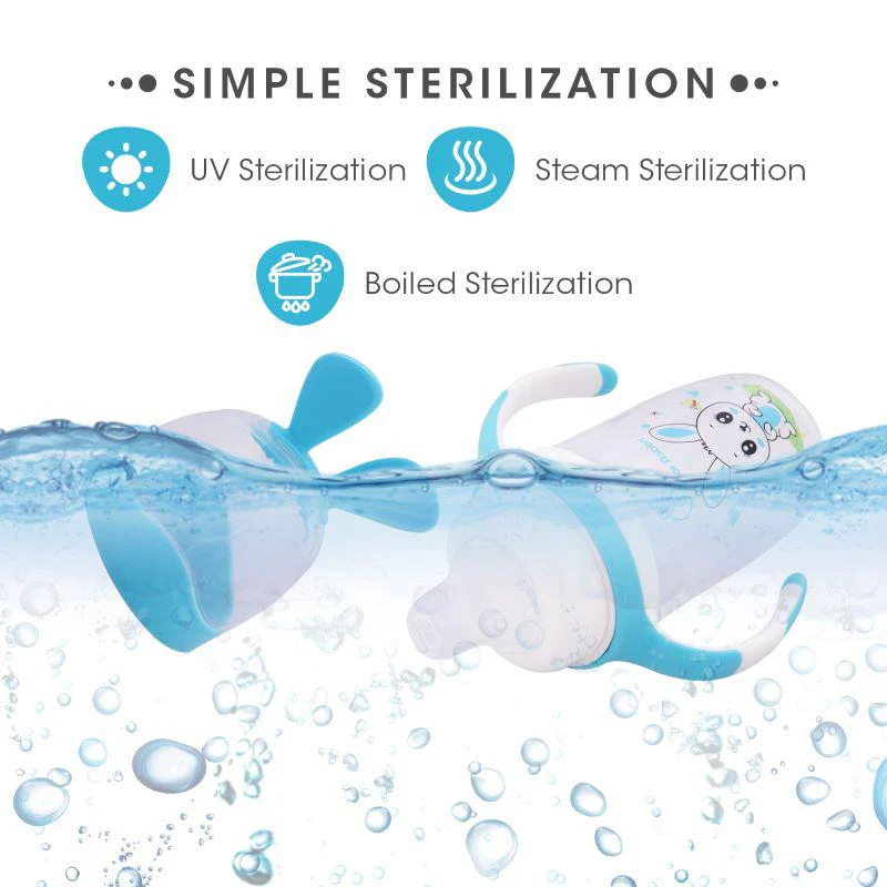 Bunny Baby Spout Sippy Cup 240ML With Soft Silicon Spout for Baby 6 Months+ - Image 13