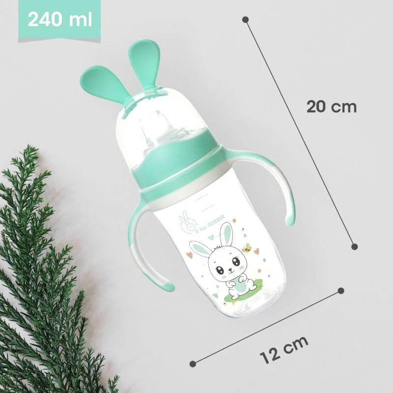 Bunny Baby Spout Sippy Cup 240ML With Soft Silicon Spout for Baby 6 Months+ - Image 3