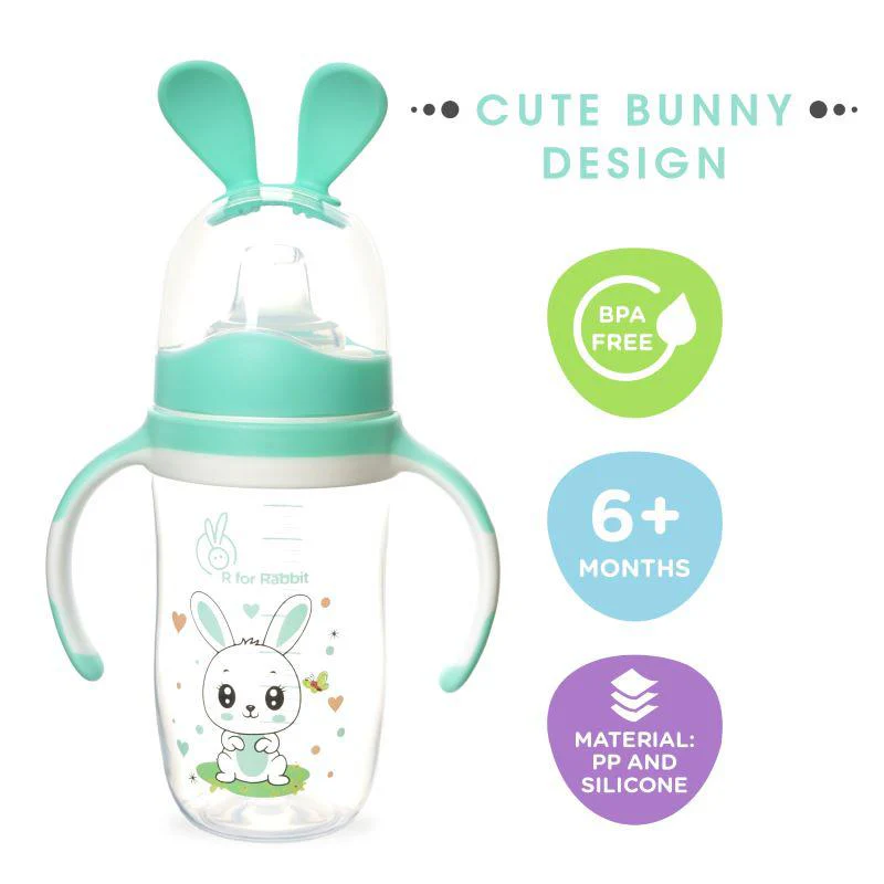 Bunny Baby Spout Sippy Cup 240ML With Soft Silicon Spout for Baby 6 Months+ - Image 8