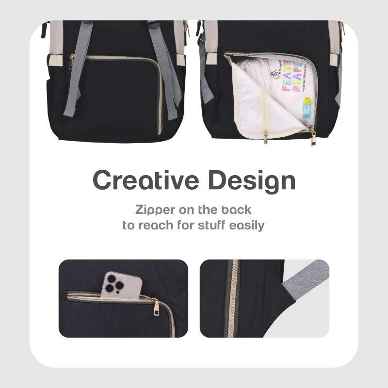 Caramello Diaper Bag Fashionable Diaper Bag For Moms - Image 24