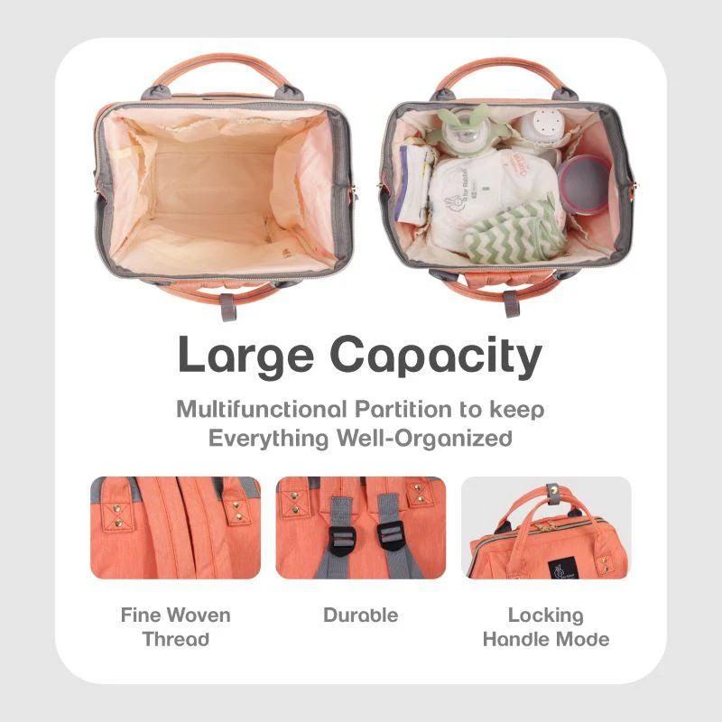 Caramello Diaper Bag Fashionable Diaper Bag For Moms - Image 6