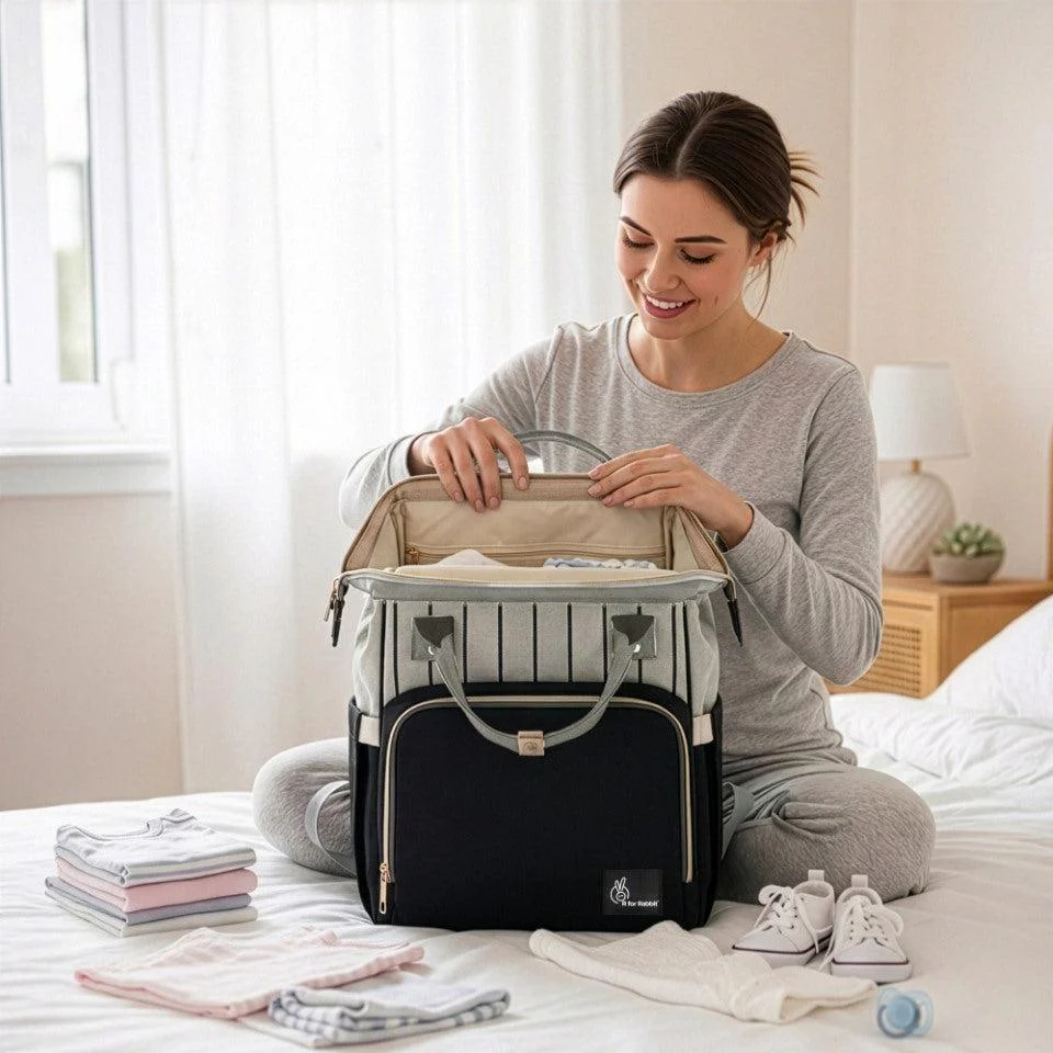 Caramello Diaper Bag For Moms With Personalized Name Tag - Image 31