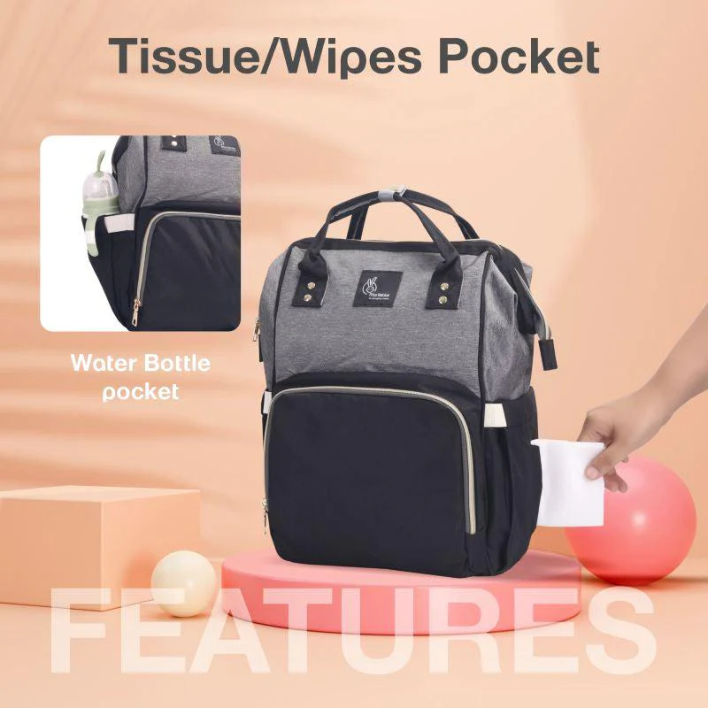 Caramello Diaper Bag For Moms With Personalized Name Tag - Image 14