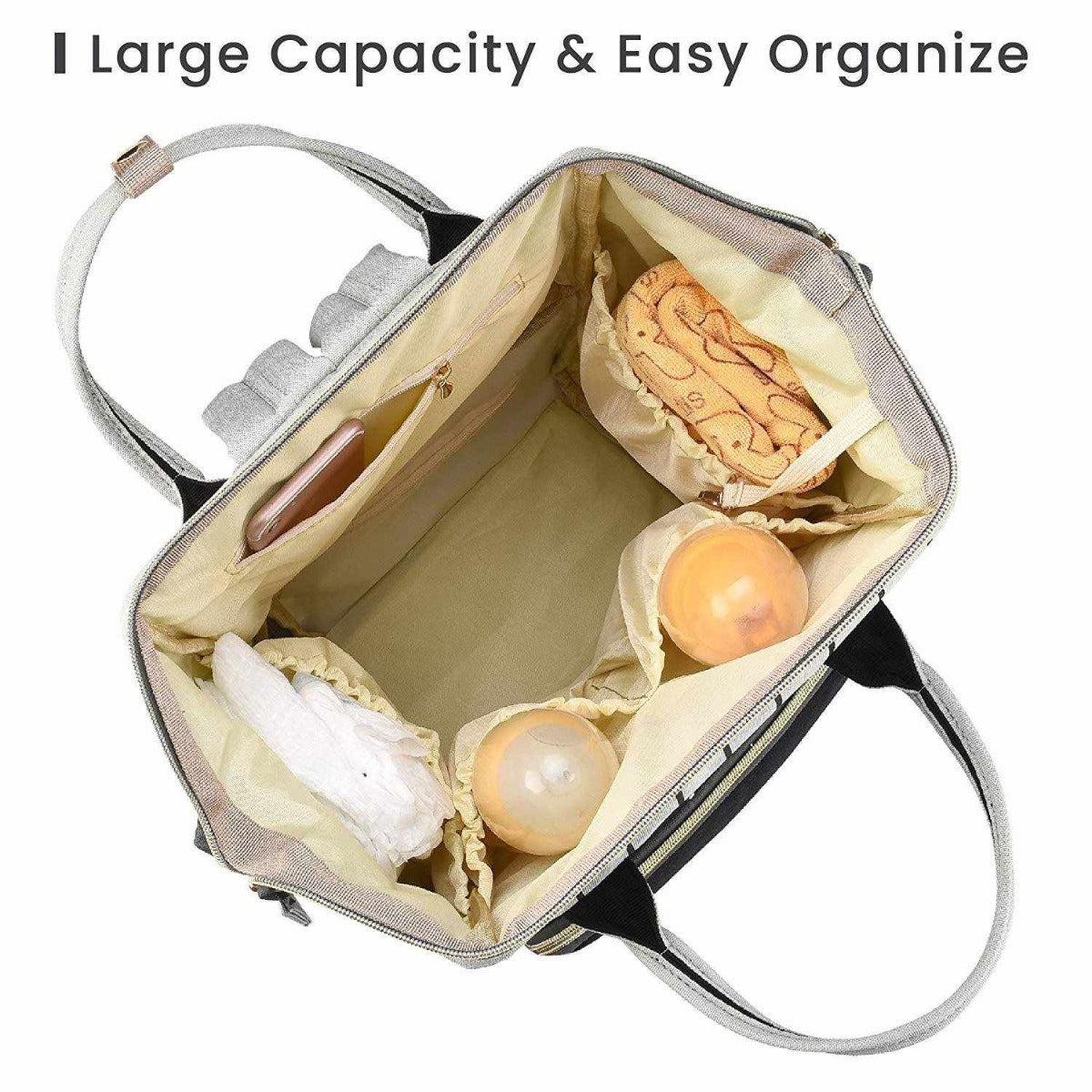 Caramello Diaper Bag For Moms With Personalized Name Tag - Image 34