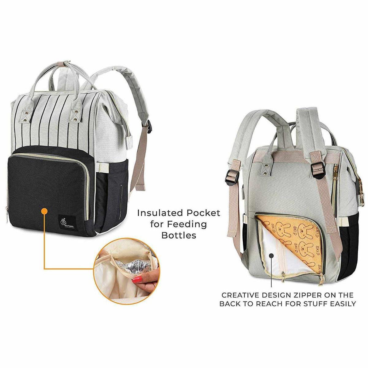 Caramello Diaper Bag For Moms With Personalized Name Tag - Image 35