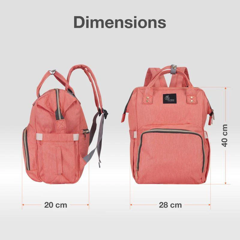Caramello Diaper Bag For Moms With Personalized Name Tag - Image 6
