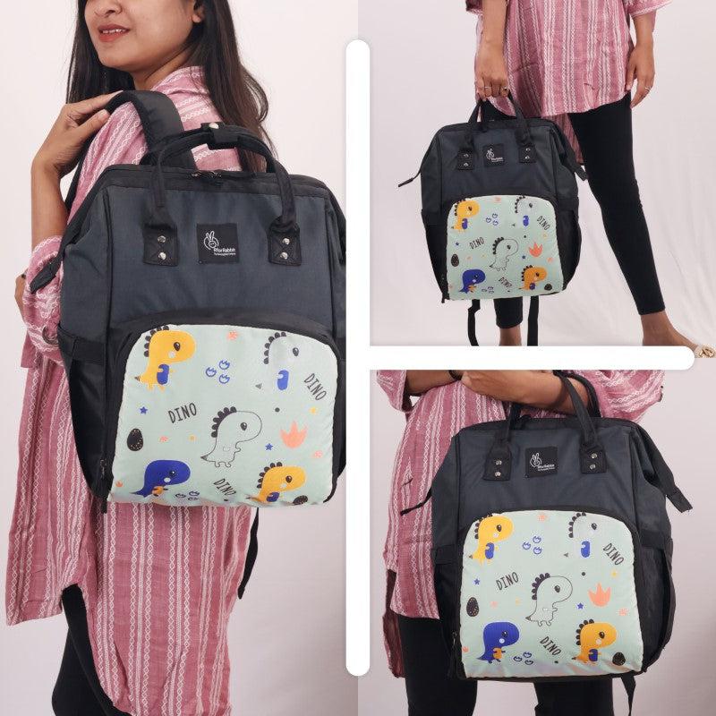 Caramello Dino Diaper Bag For Mother With 11 Pockets - Image 21