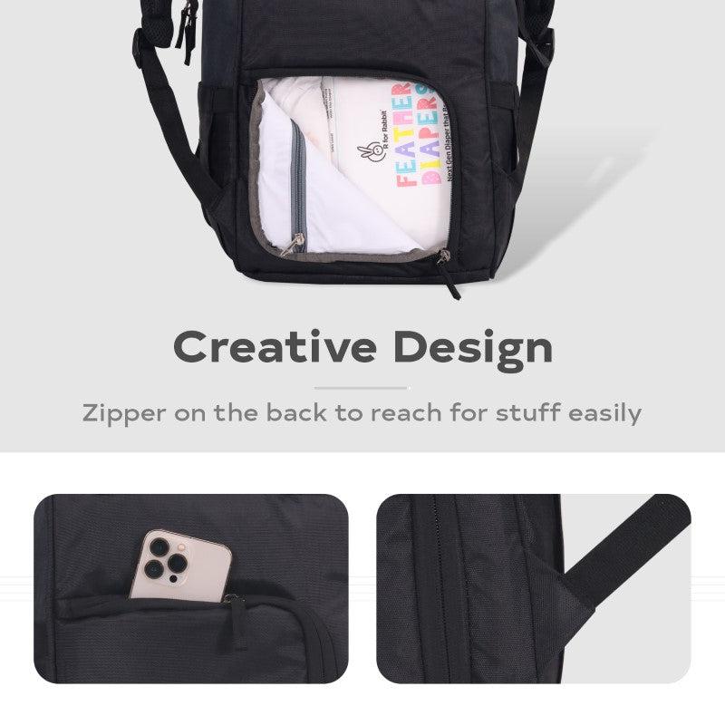 Caramello Dino Diaper Bag For Mother With 11 Pockets - Image 24