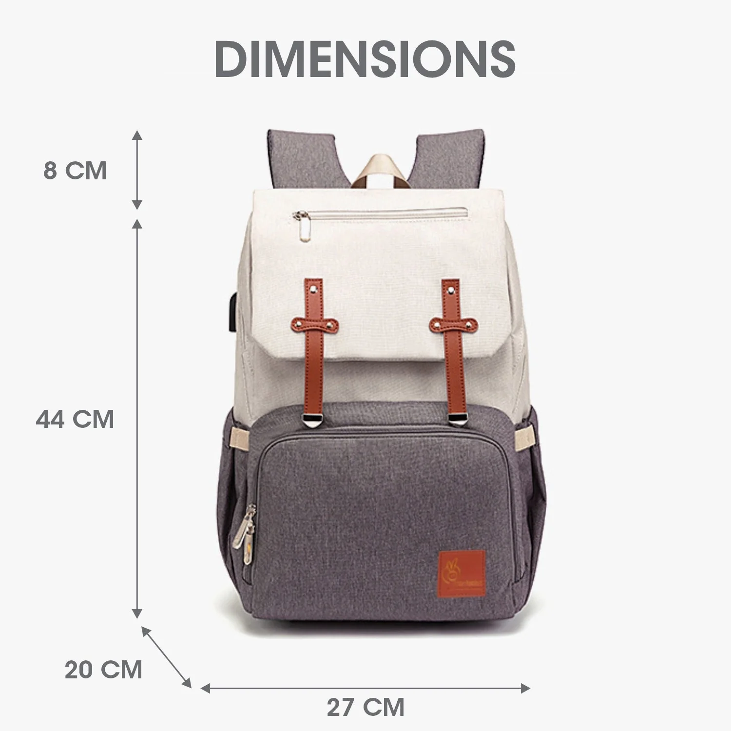 Caramello Smart Diaper Bags For Mother With High-Quality Water-Resistant Material - Image 13