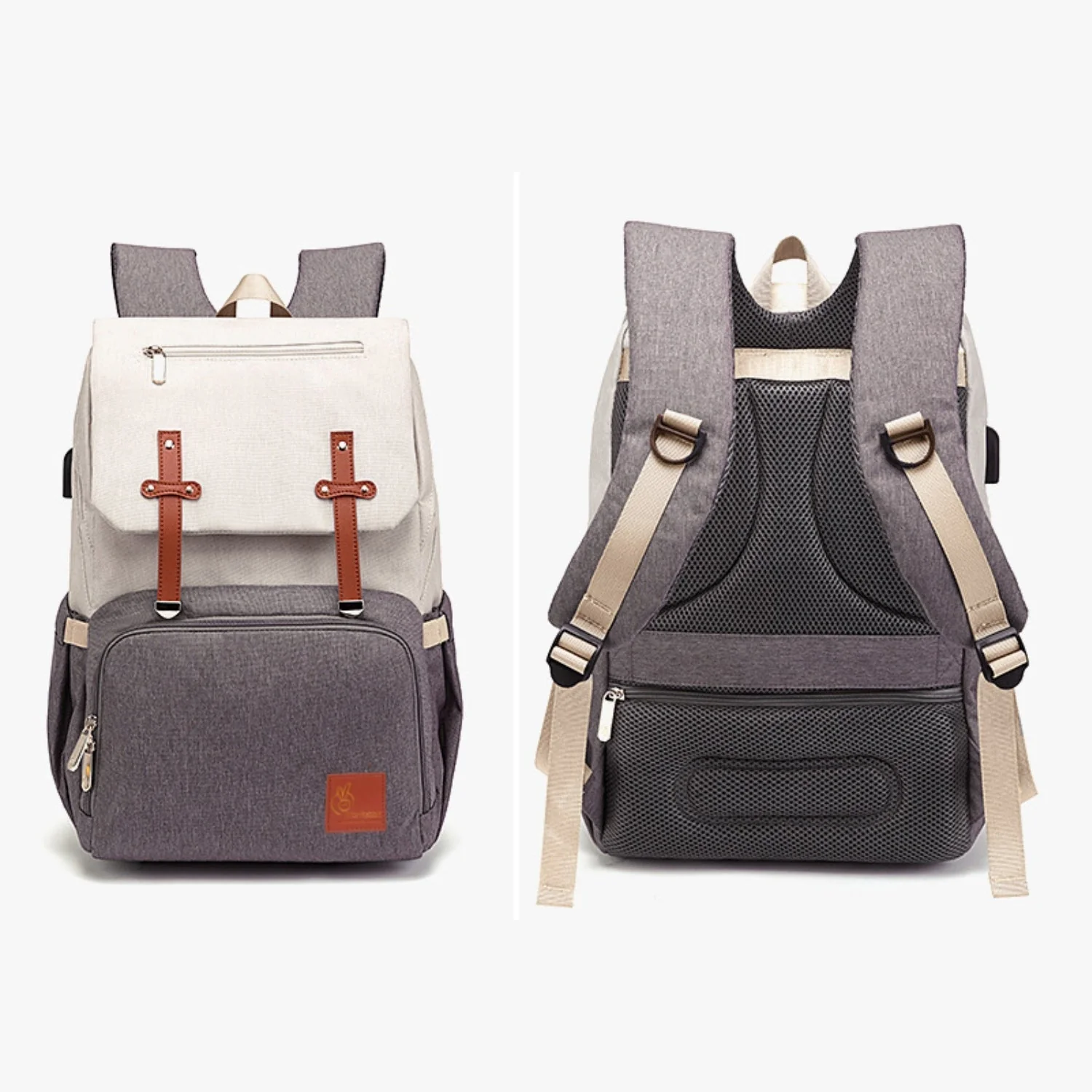 Caramello Smart Diaper Bags For Mother With Personalized Name Tag - Image 14