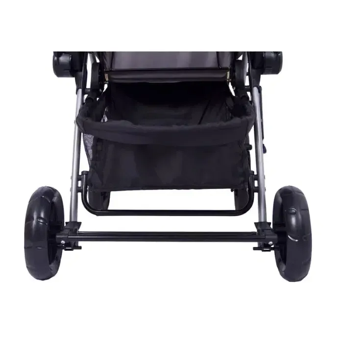 Chocolate Ride Travel System Kids Stroller Easy To Fold, Reversible Handle, Easy Attachment Of Infant Car Seat - Rainbow - Image 6