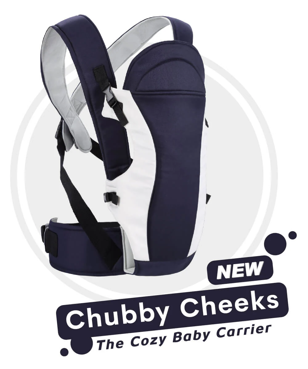 Chubby Cheeks Baby Carrier Suitable For 6-24 Month Babies (0-15 Kgs), Carry In 3 Ways - Image 7