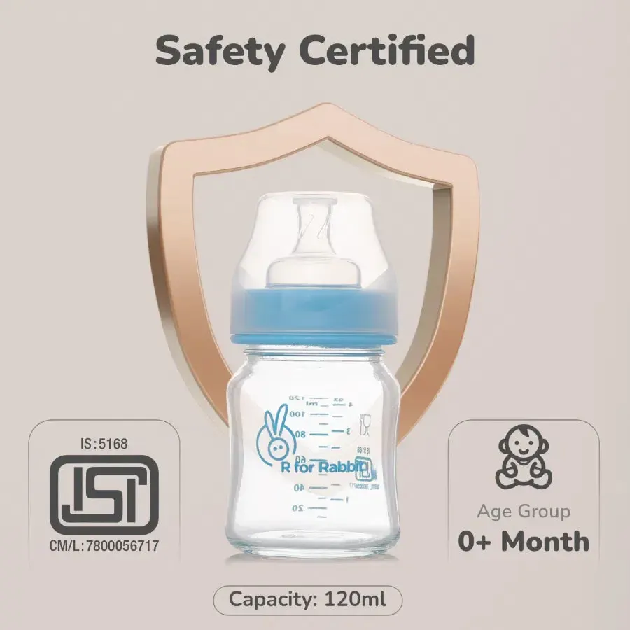 Glass Feeding Bottle 120 ml - Image 6