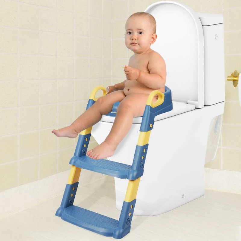 Hilltop Potty Step Stool - Blue Yellow - Image 5