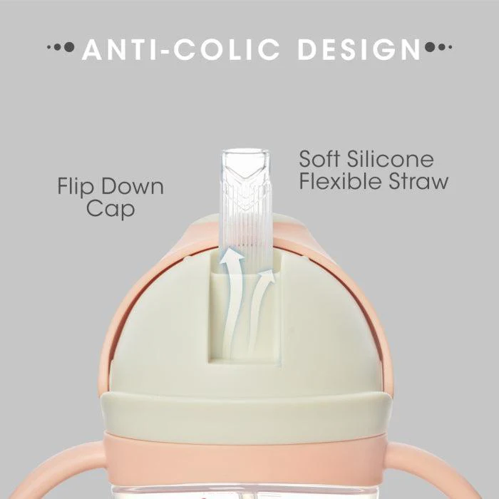 Hippo Straw Sipper Bottle For Babies 300ml - Image 12