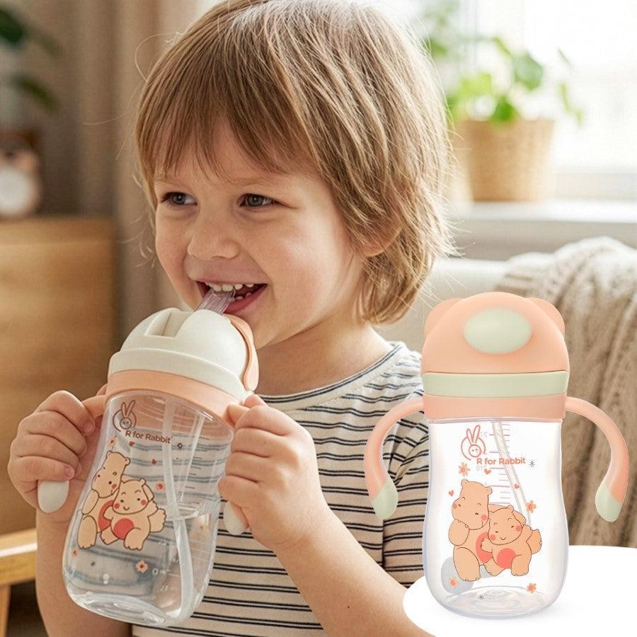 Hippo Straw Sipper Bottle For Babies 300ml - Image 9