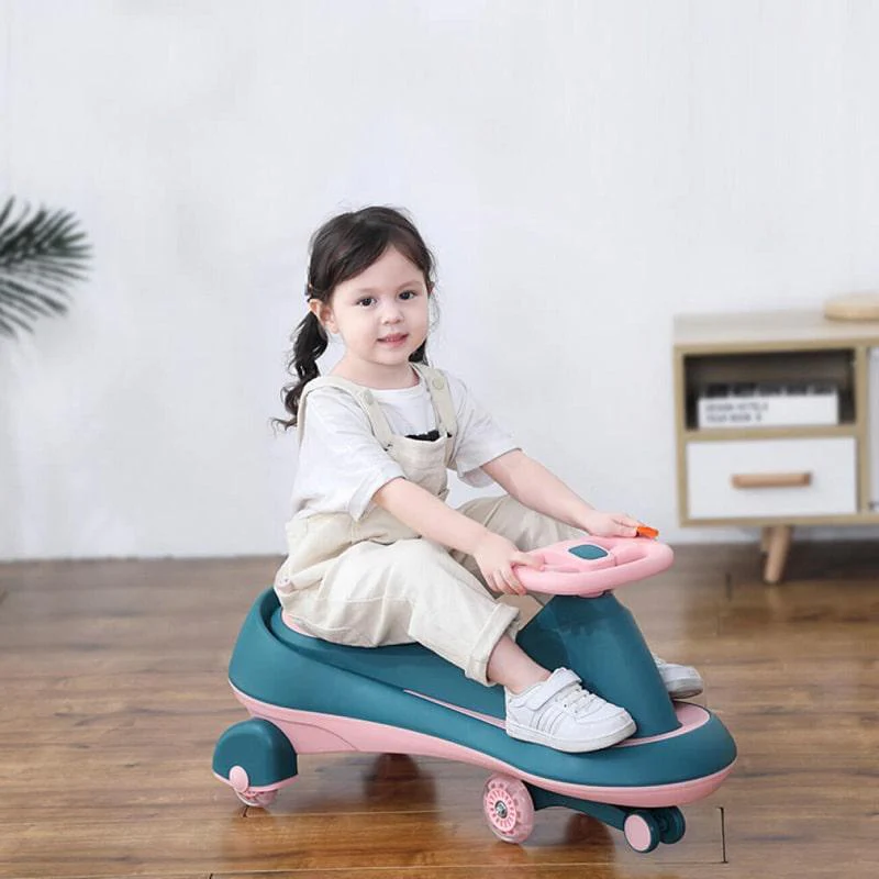 Iya Iya Drift Swing Car - Inbuilt Music, Scratch Free PU Led Wheels, Up to 125 Kgs Capacity - Image 7