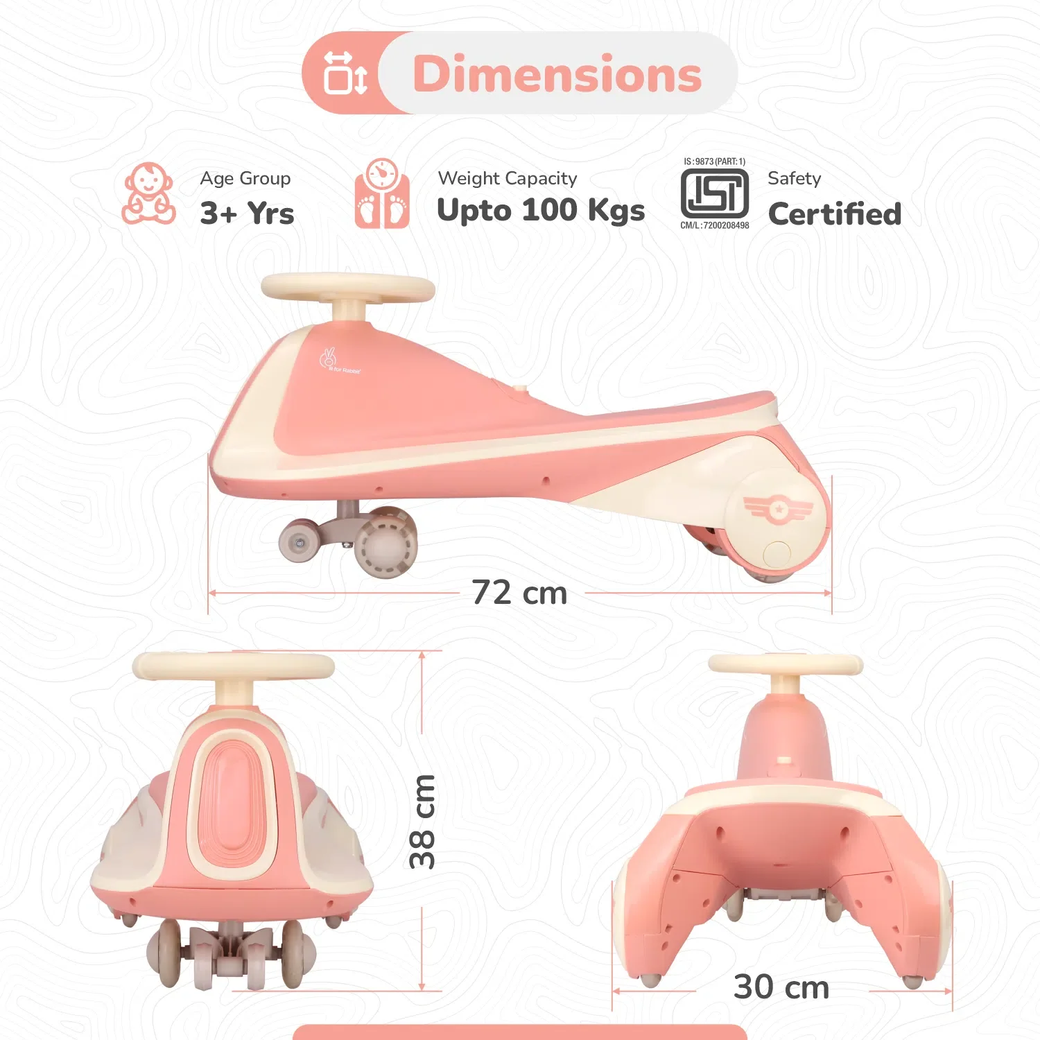 Iya Iya Sportz swing car for kids - Image 21