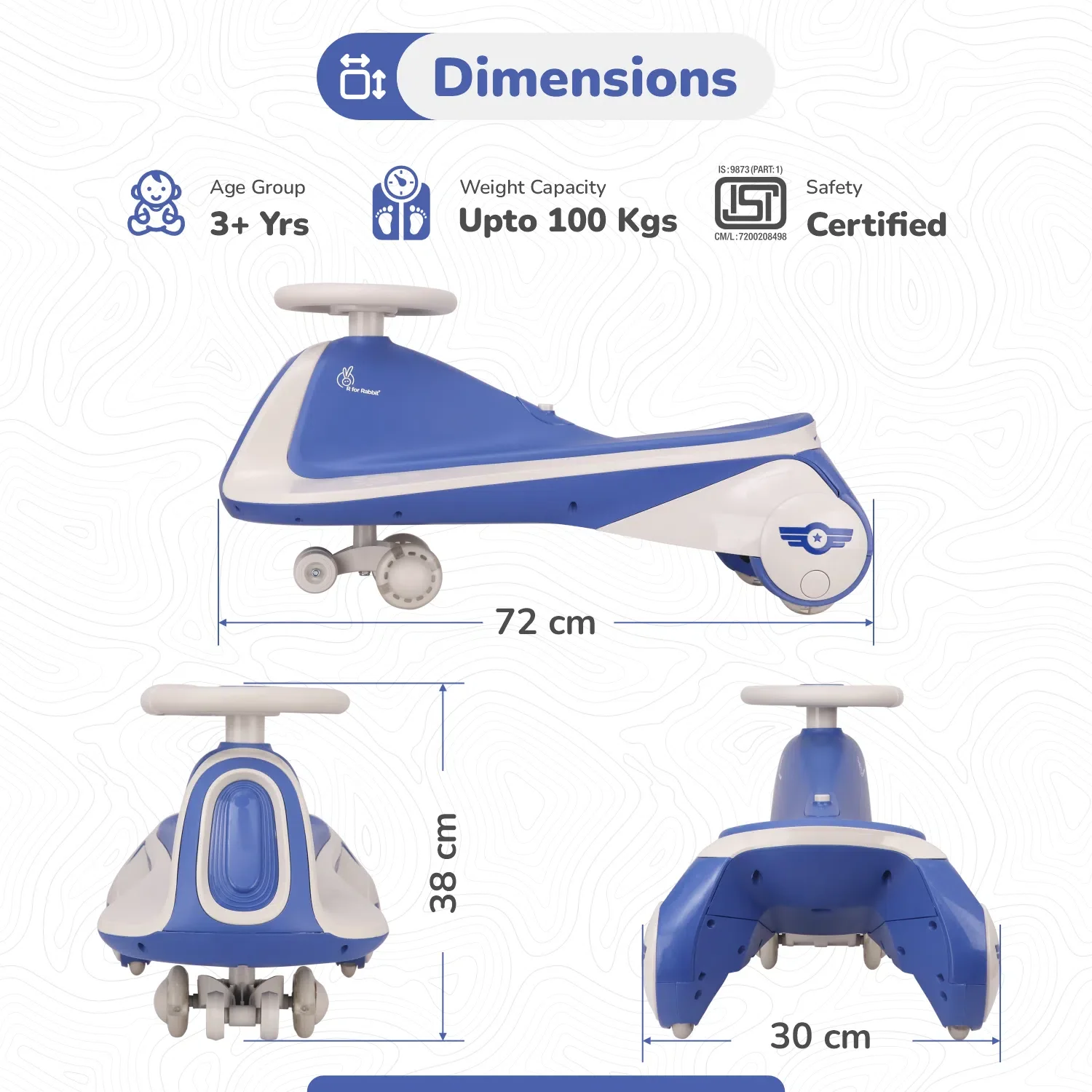 Iya Iya Sportz swing car for kids - Image 7