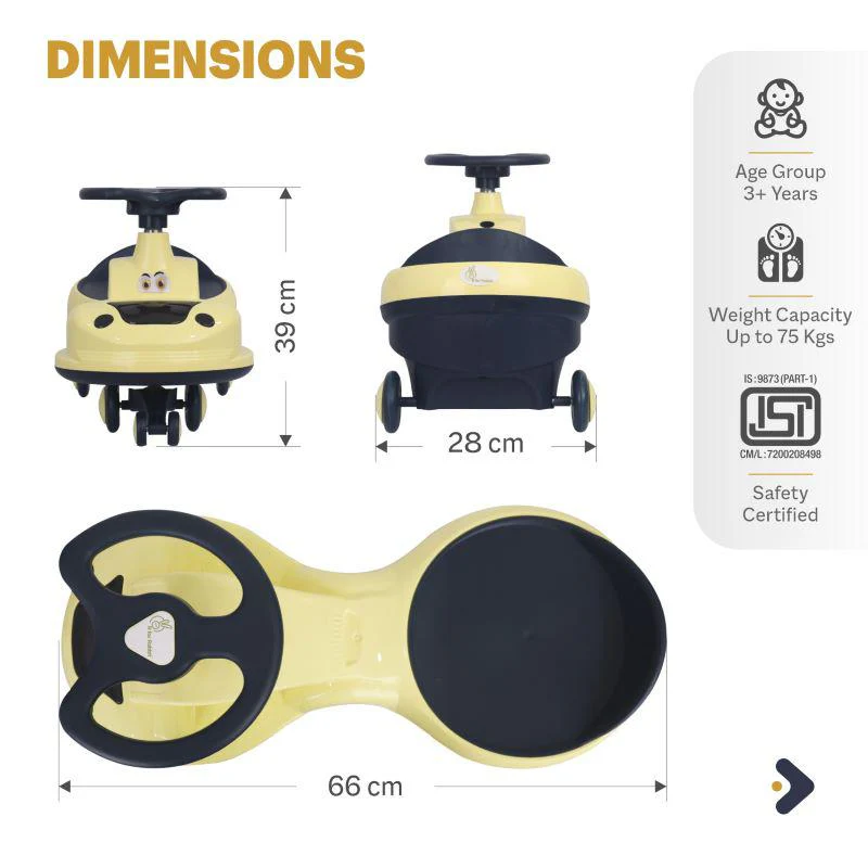 Iya Iya Zippy Swing Car For Kids - Image 16