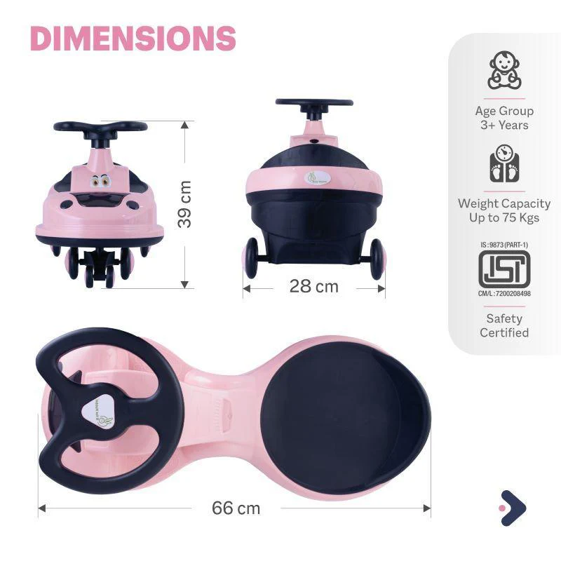 Iya Iya Zippy Swing Car For Kids - Image 24