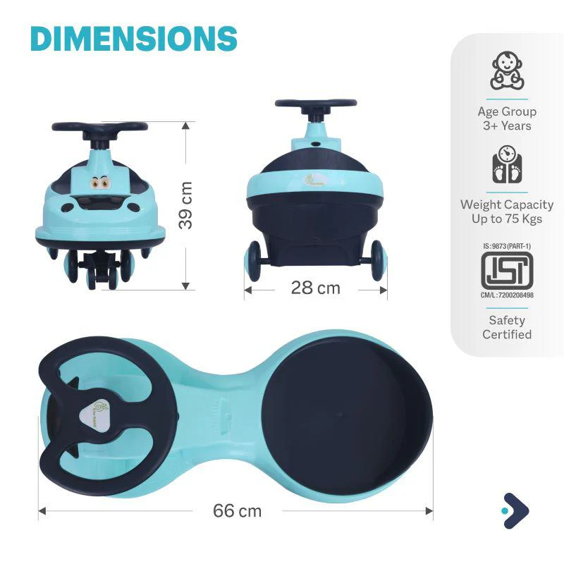 Iya Iya Zippy Swing Car For Kids - Image 8