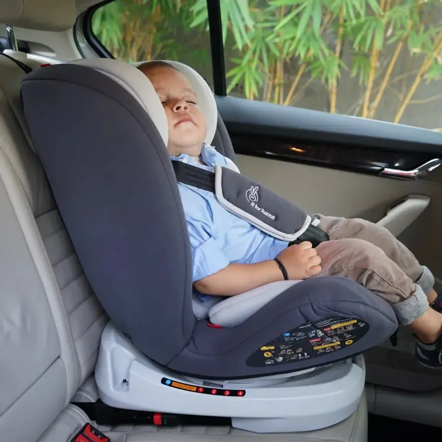 Jack N Jill Grand ISOFIX Car Seat For Kids 0 To 12 Years With Safety Harness - Pure Black - Image 9
