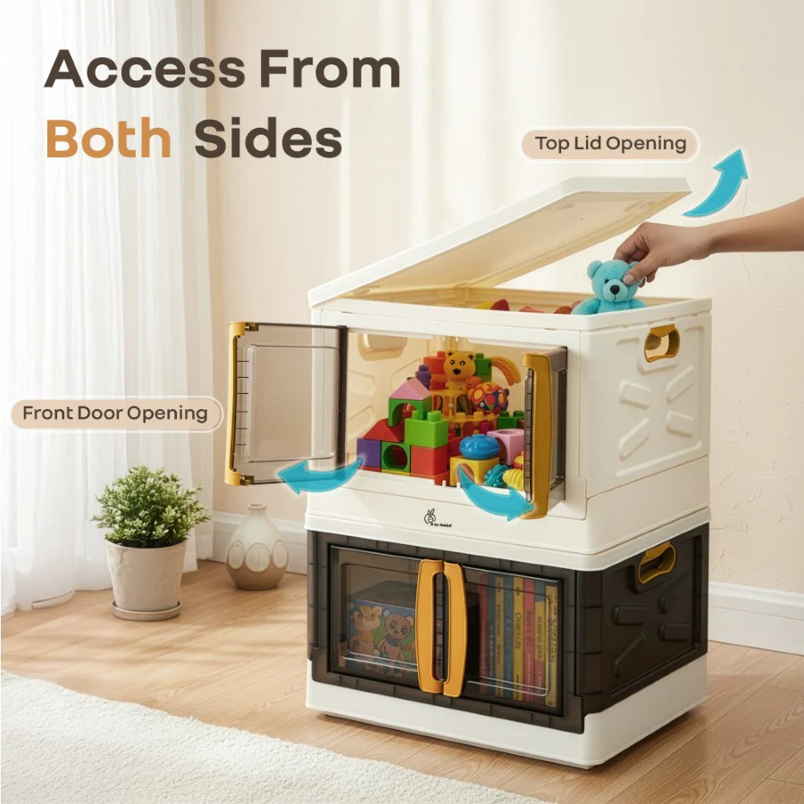 Kiddo Korner Pod Kids Storage Organizer Set of 2 & Set of 4 – 20L Each - Image 17