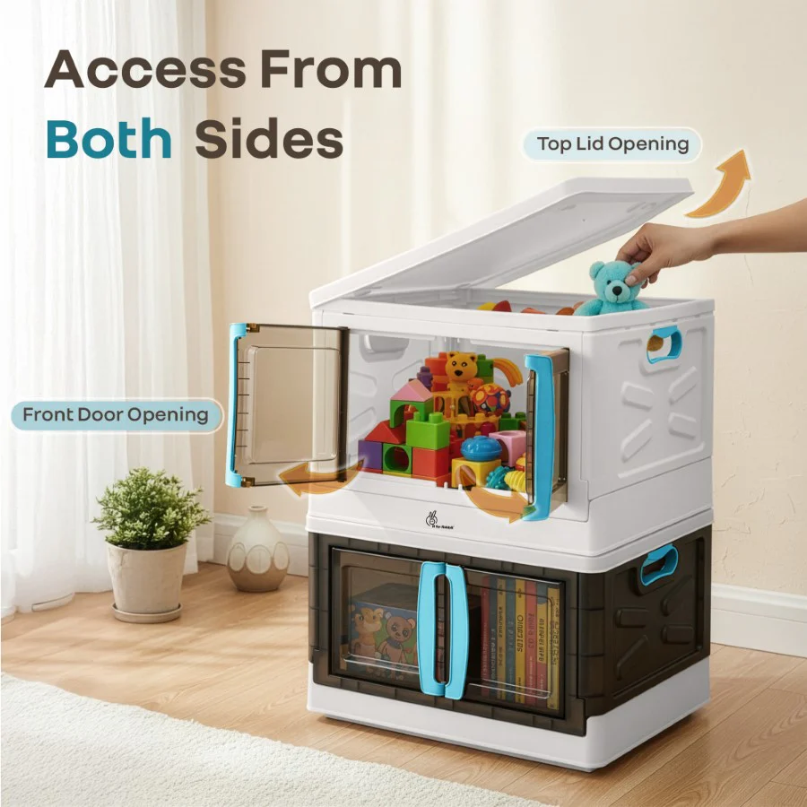 Kiddo Korner Pod Kids Storage Organizer Set of 2 & Set of 4 – 20L Each - Image 8