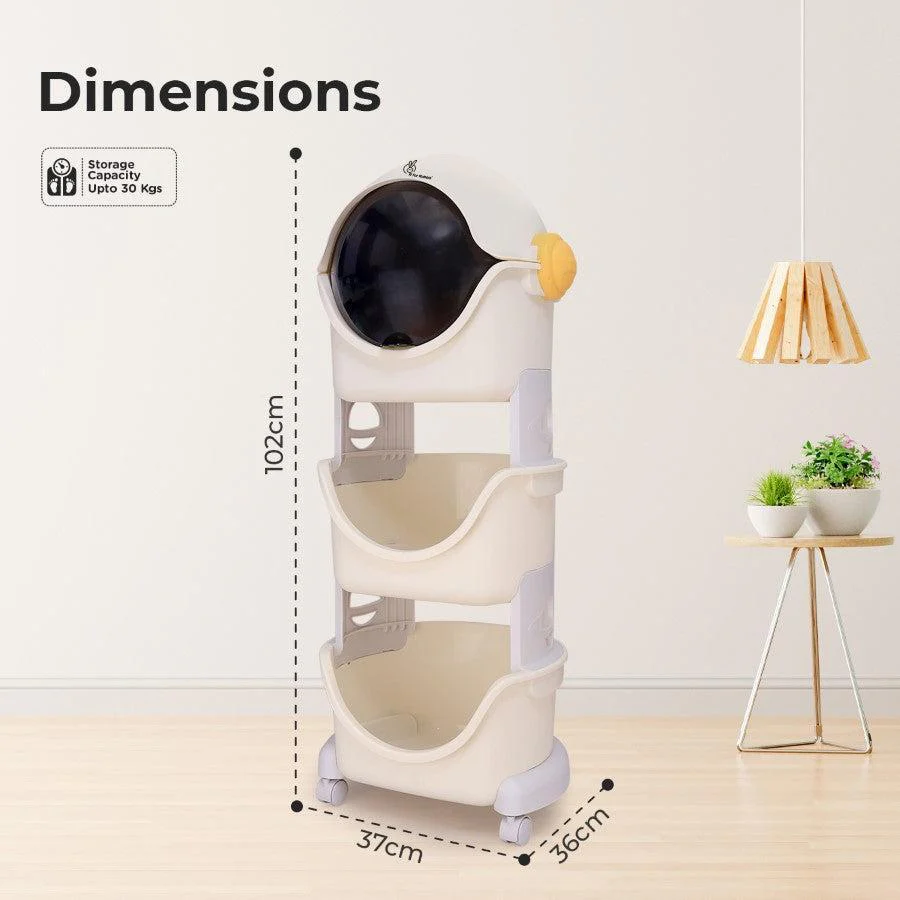 Little Genius Astro Kid’s Toys and Stationery Storage Organizer - Image 14