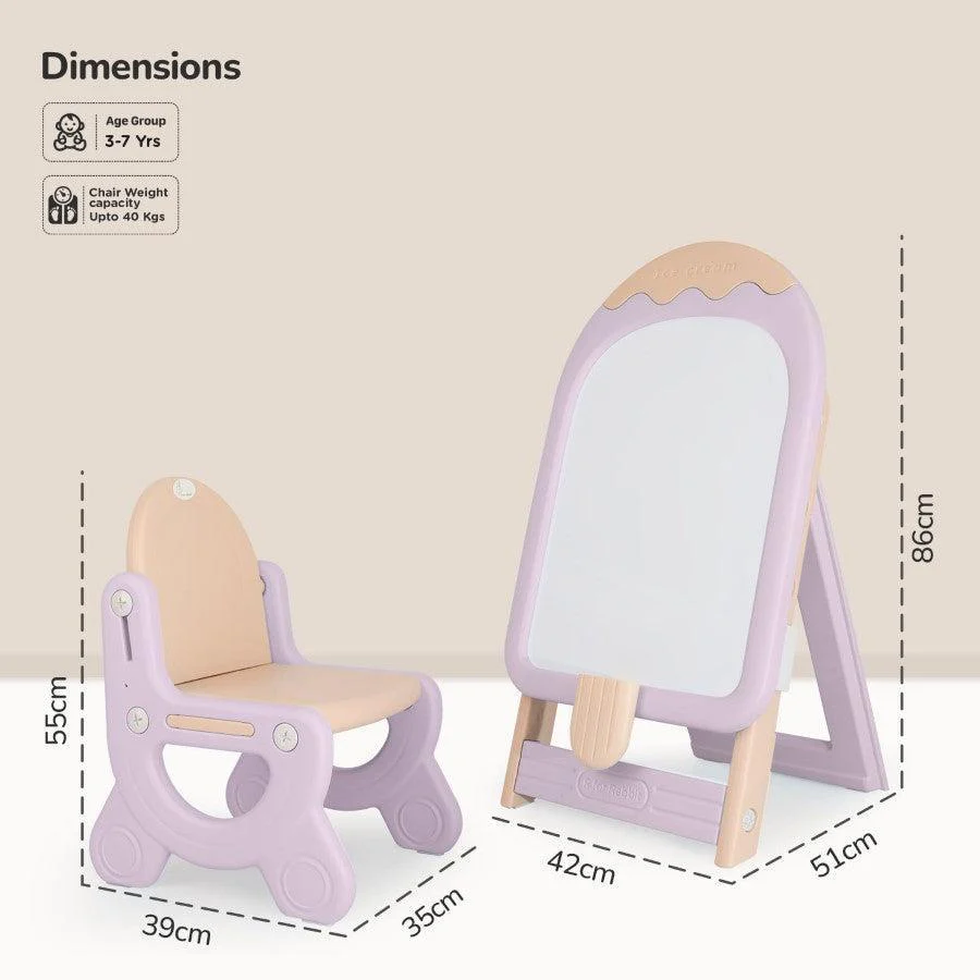 Little Genius Candy Duo - Set of Kids Activity Board & Chair - Image 16