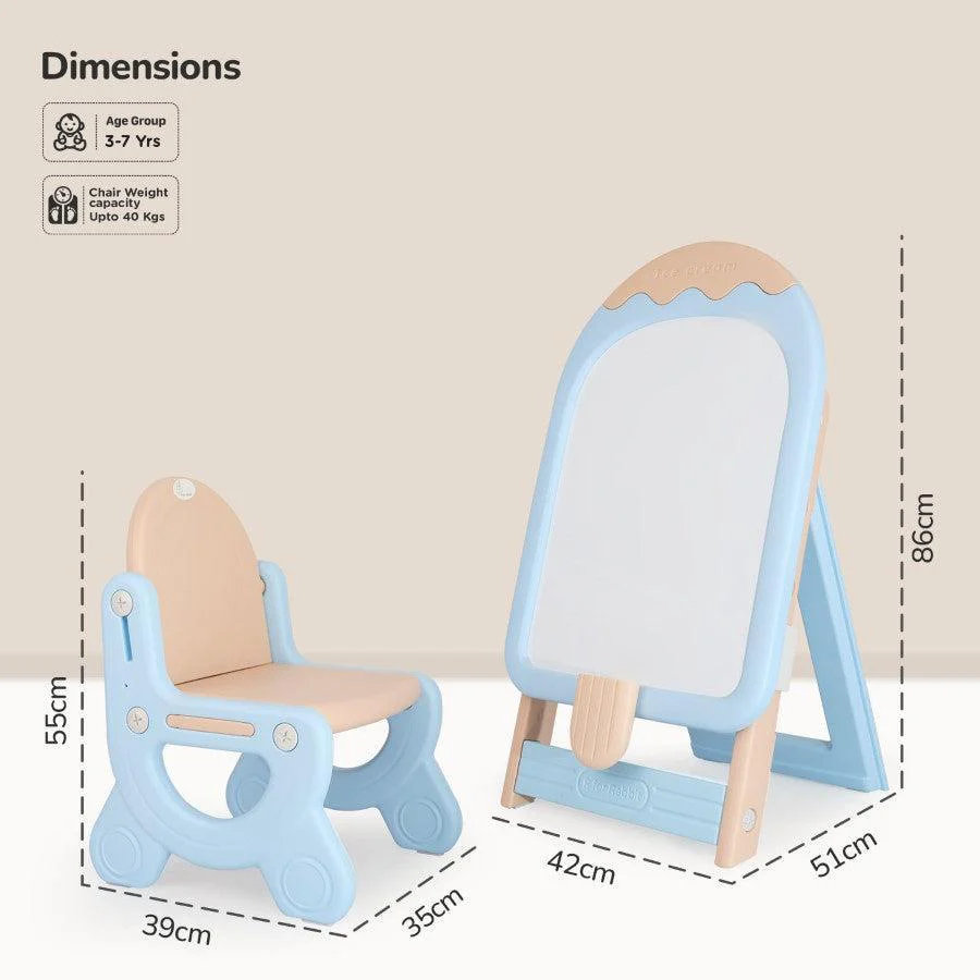 Little Genius Candy Duo - Set of Kids Activity Board & Chair - Image 7