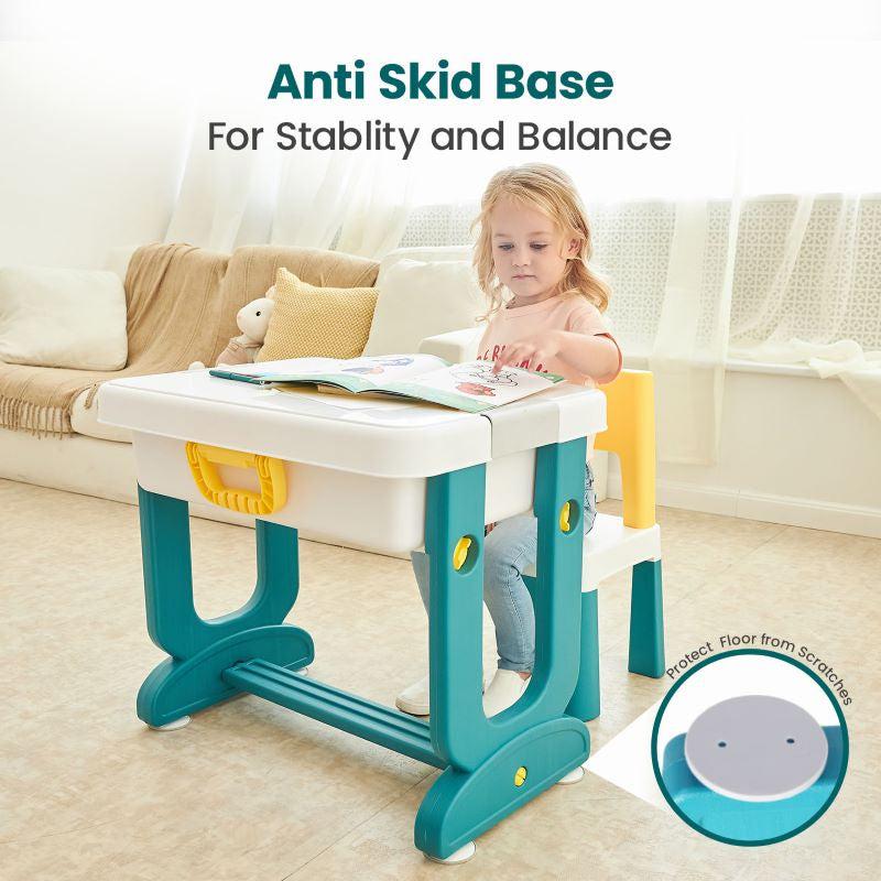 Little Genius Learner Kids Study Table Set with Chair - Image 4