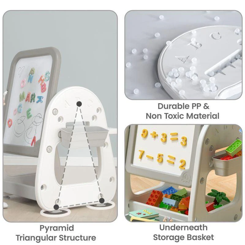 Little Genius Picasso – Multifunctional Kids Study Table Chair Set - Image 3