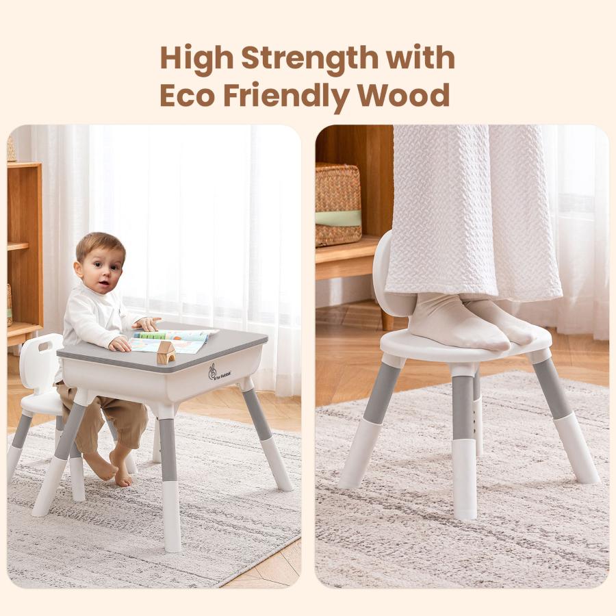 Little Genius Woodland Kids Study Table With Chair - Image 9