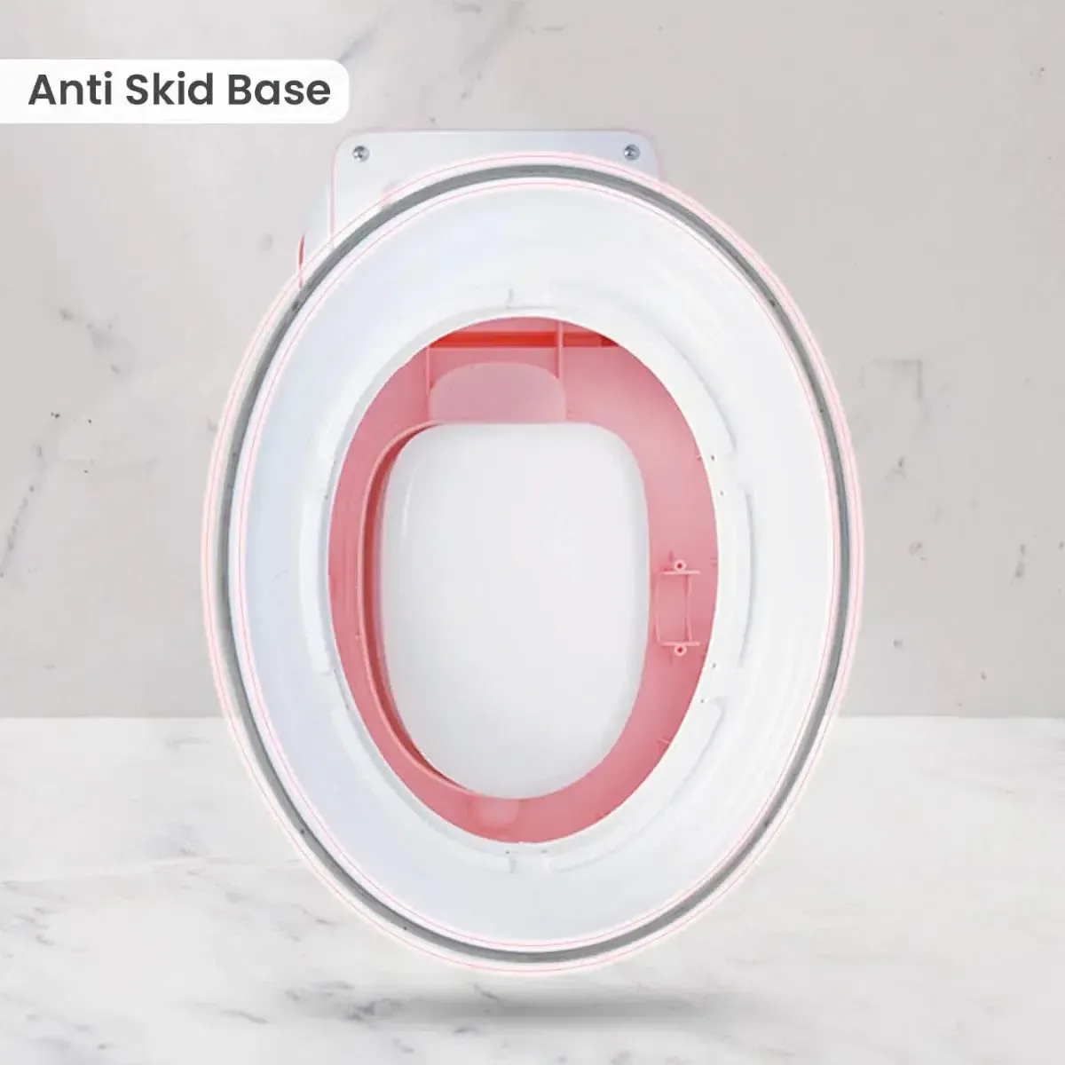 Little GrownUp Potty Seat - Pink White - Image 5
