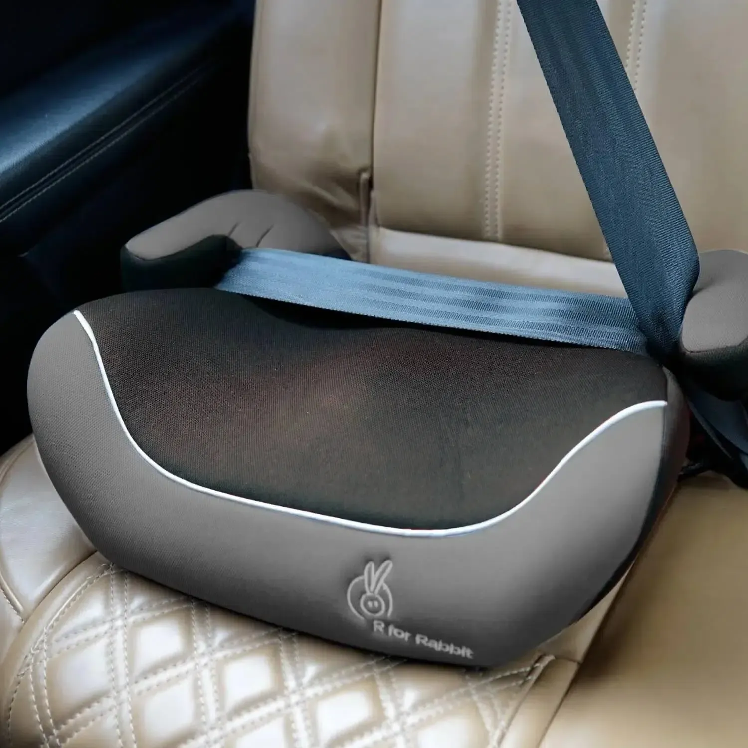 Little Jack Booster Car Seat For 3 To 12 Year Kids - Black Grey - Image 3