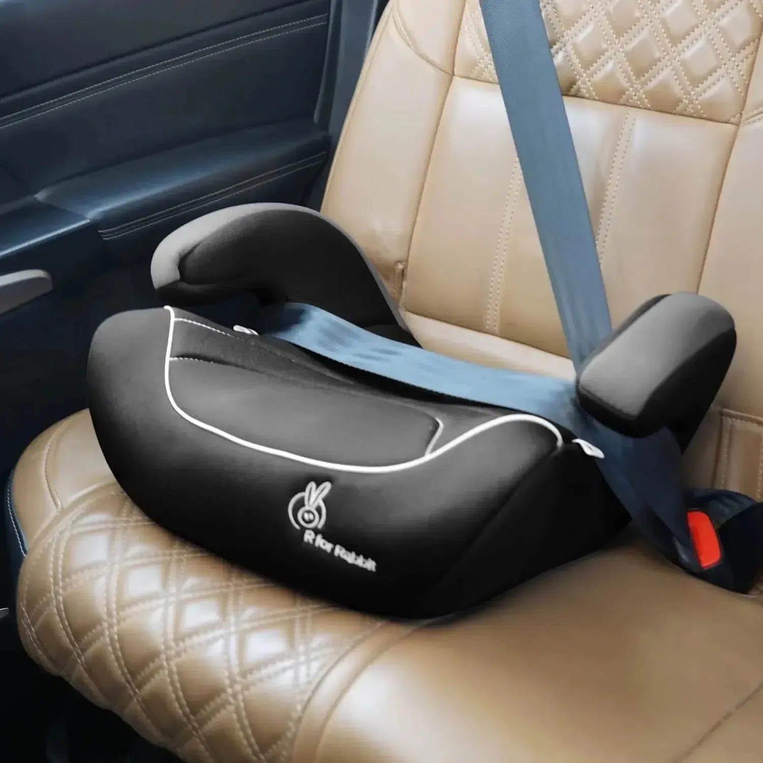 Little Jack Elite Booster Car Seat For 3 To 12 Year Kids - Black Grey - Image 4