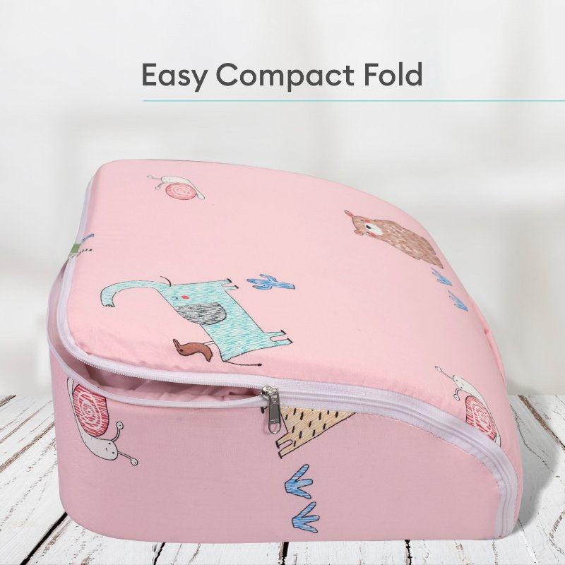 Baby Nest Lite Bed - Easy Compact Fold, Zip Clouser, Carry Like Bag, Travel Friendly - Image 3