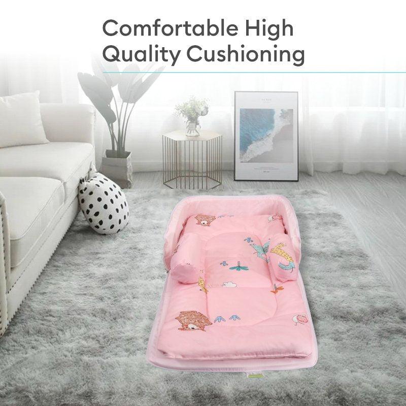 Baby Nest Lite Bed - Easy Compact Fold, Zip Clouser, Carry Like Bag, Travel Friendly - Image 6