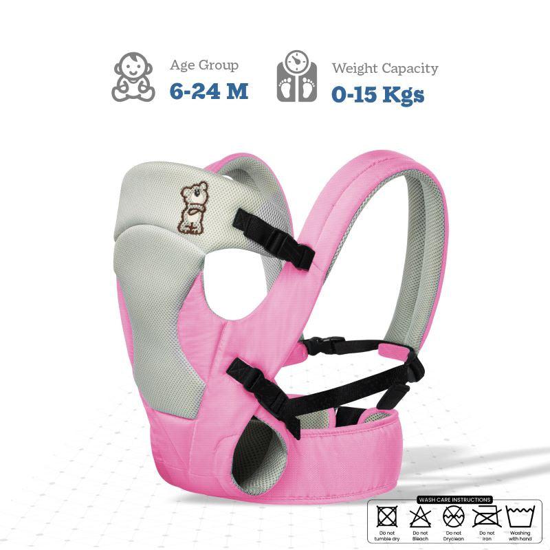 New Cuddle Snuggle Carriers cum Kangaroo Bag, Front / Back Baby Carrier Position, Foldable Head Support - Image 14