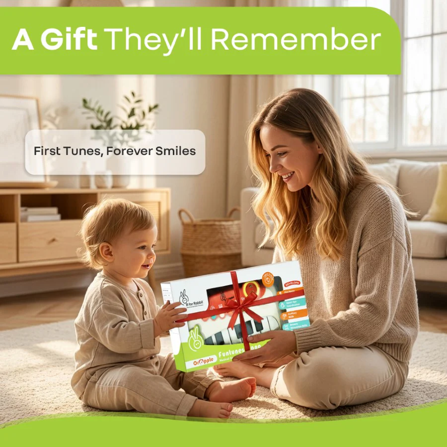 Orapple Funtunes Piano Musical Toy for Kids with Lights, Record & Play Function, 5-Level Volume Control & BIS Certified Safety (12+ Months) - Image 13
