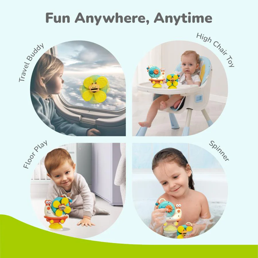 Orapple Spinster – 5-in-1 Multi-Activity Toy for Kids Rattle Toy for Babies - Image 12