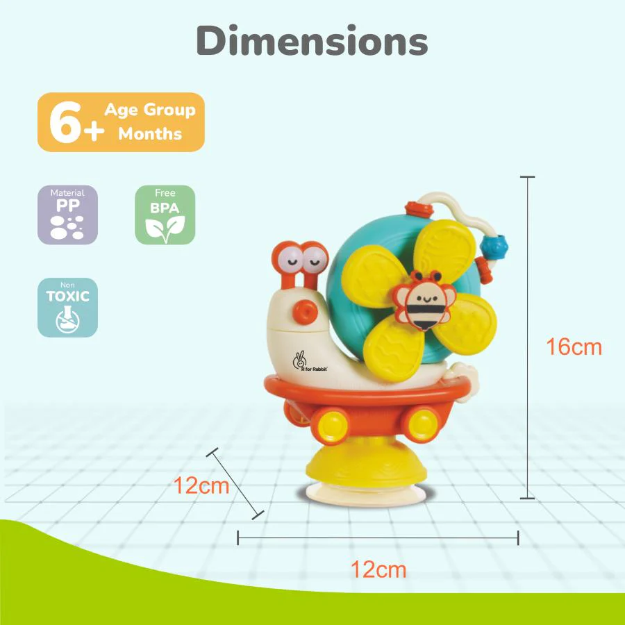 Orapple Spinster – 5-in-1 Multi-Activity Toy for Kids Rattle Toy for Babies - Image 15