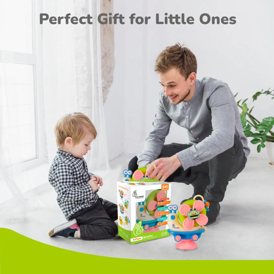 Orapple Spinster – 5-in-1 Multi-Activity Toy for Kids Rattle Toy for Babies - Image 7
